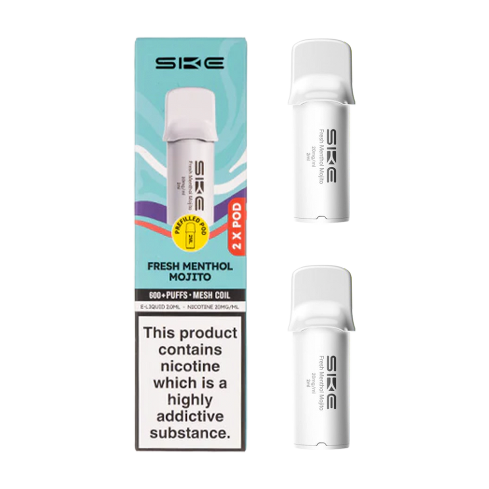 ske 600 pro pods fresh menthol mojito