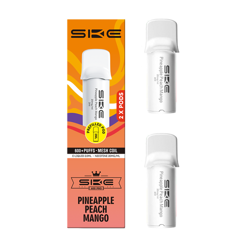 ske 600 pro pods pineapple peach mango