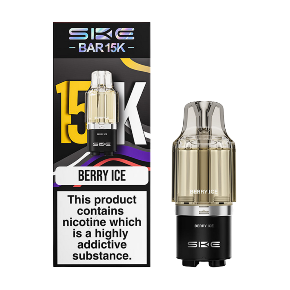 ske bar 15k prefilled pod berry ice