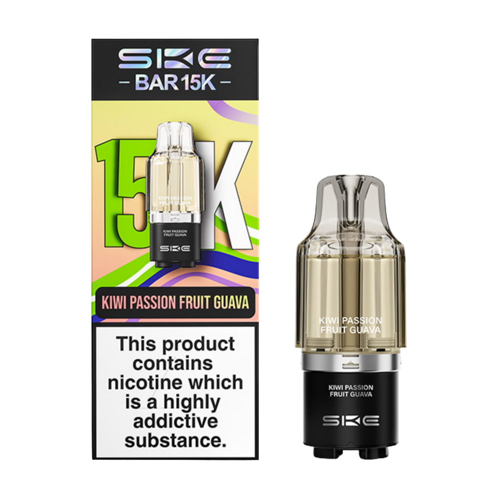 ske bar 15k prefilled pod kiwi passion fruit guava