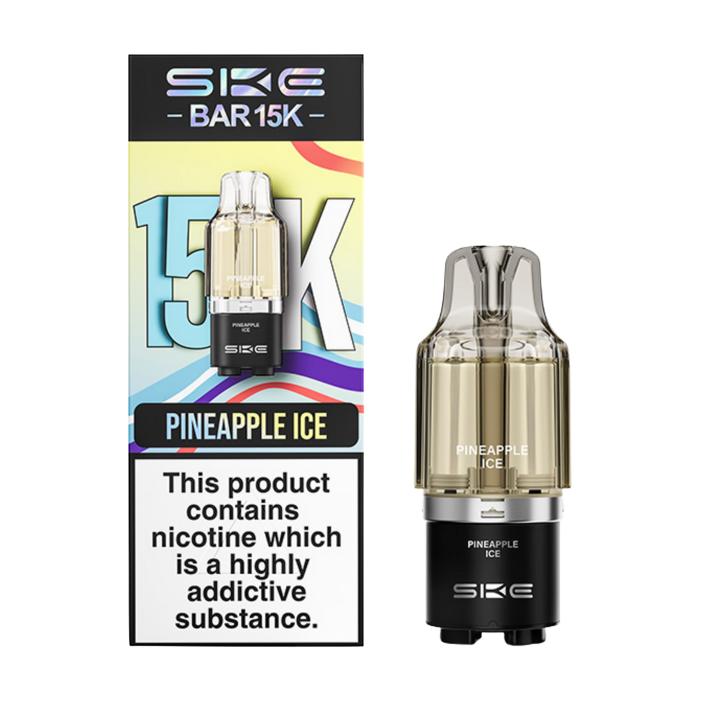 ske bar 15k prefilled pod pineapple ice