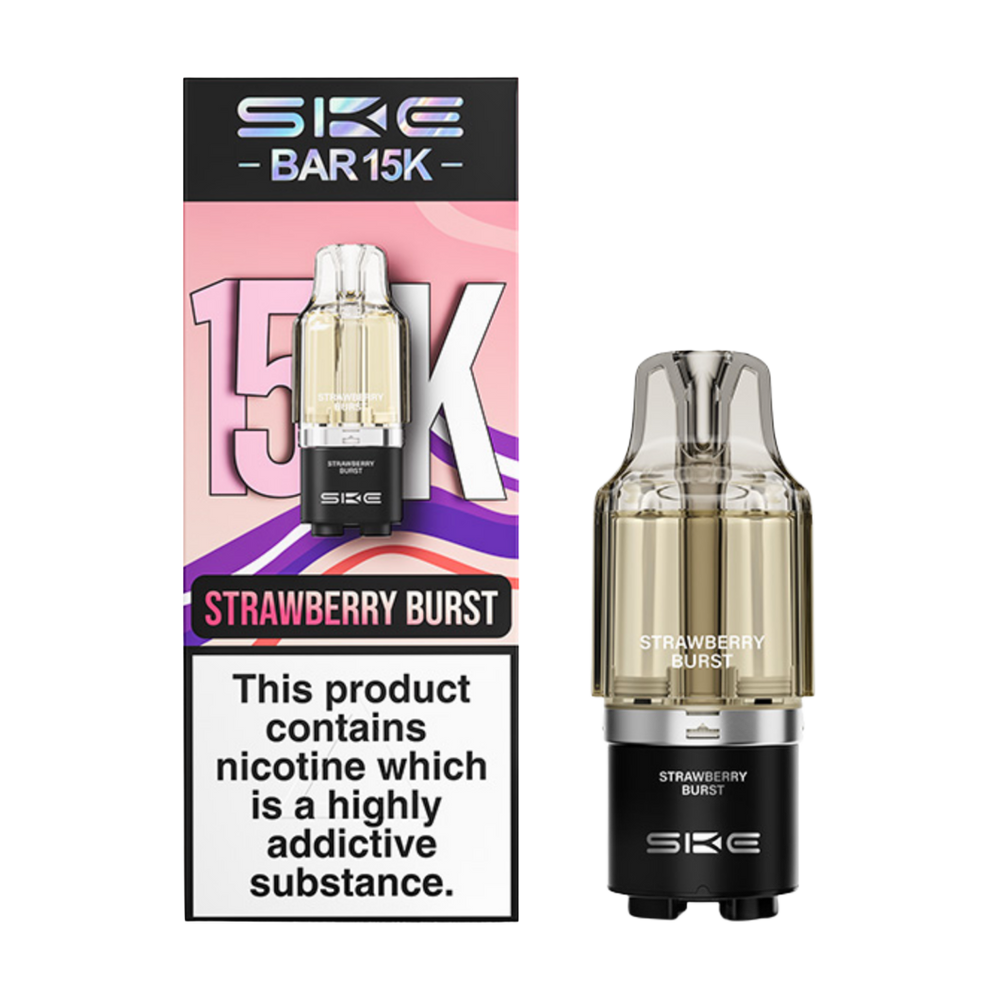 ske bar 15k prefilled pod strawberry burst