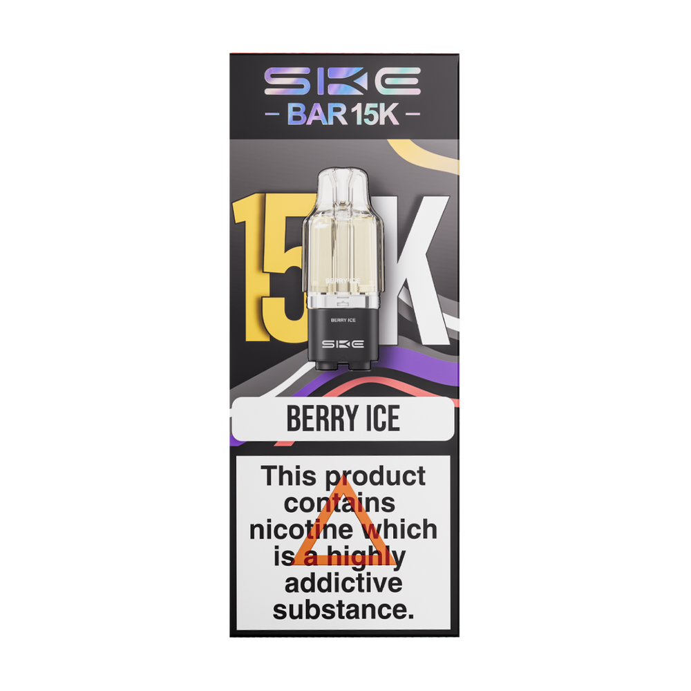 ske bar 15k refill pack berry ice