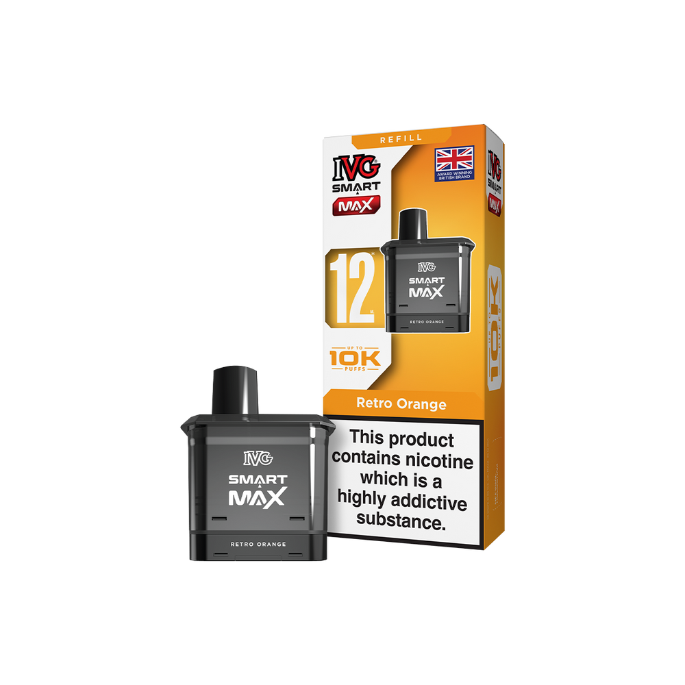Retro Orange IVG Smart Max Refill Pack