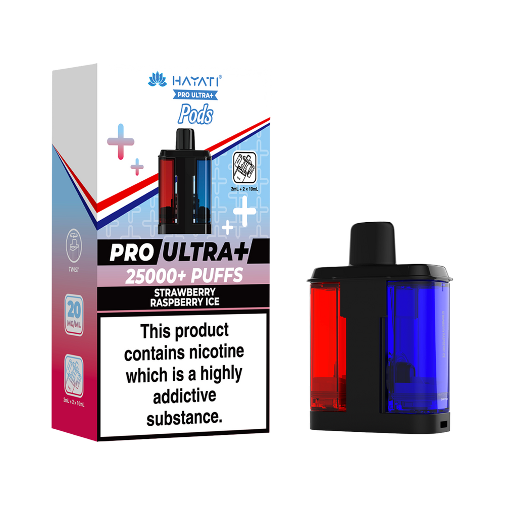 strawberry raspberry ice hayati pro ultra plus pods