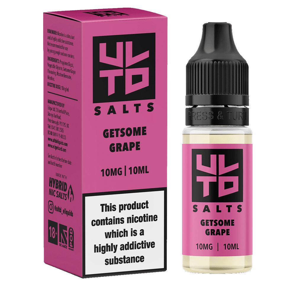 ULTD Getsome Grape Nic Salt - 10ml 10mg