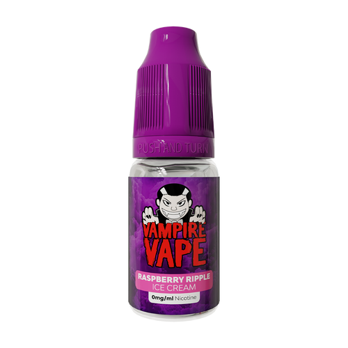 vampire vape 10ml desserts collection raspberry ripple ice cream