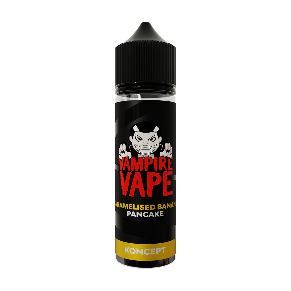 vampire vape 50ml desserts collection carmelised banana pancake