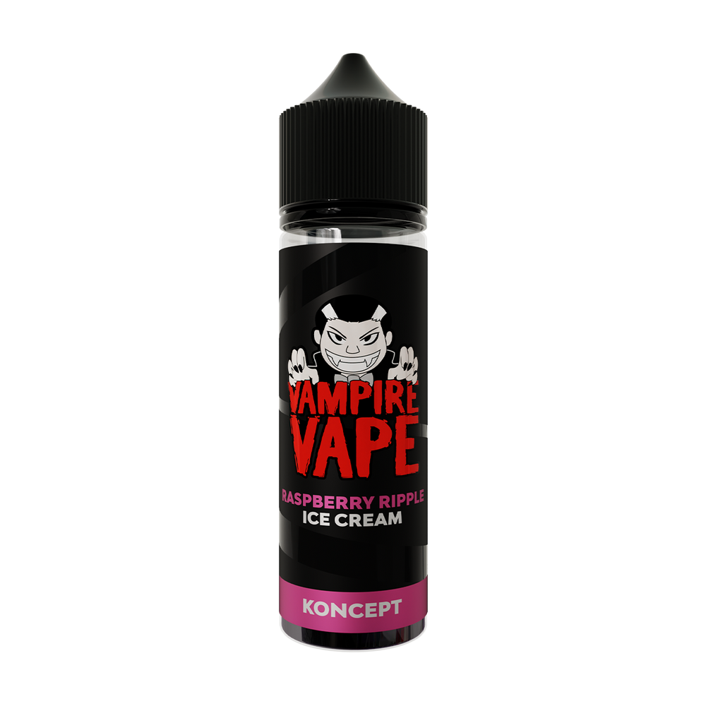 vampire vape 50ml desserts collection raspberry ripple ice cream