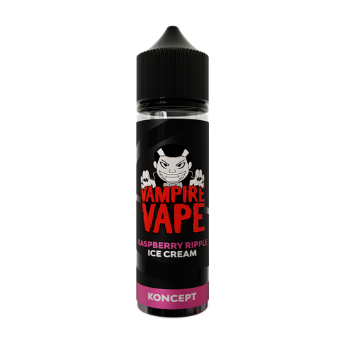 vampire vape 50ml desserts collection raspberry ripple ice cream