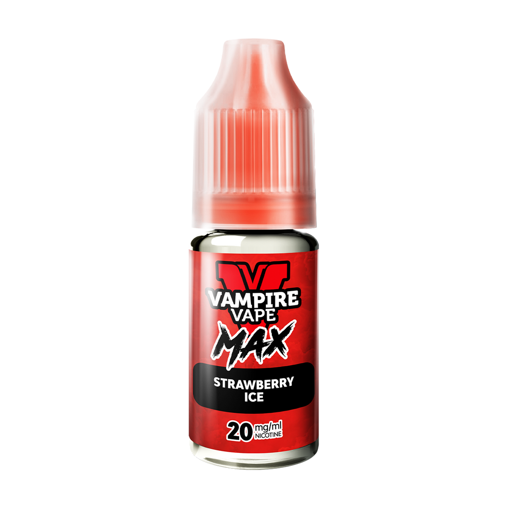 Strawberry Ice Vampire Vape Max Nic Salt | 10ml Vapemate Strawberry Ice Vampire Vape Max Nic Salt | 10ml Vapemate