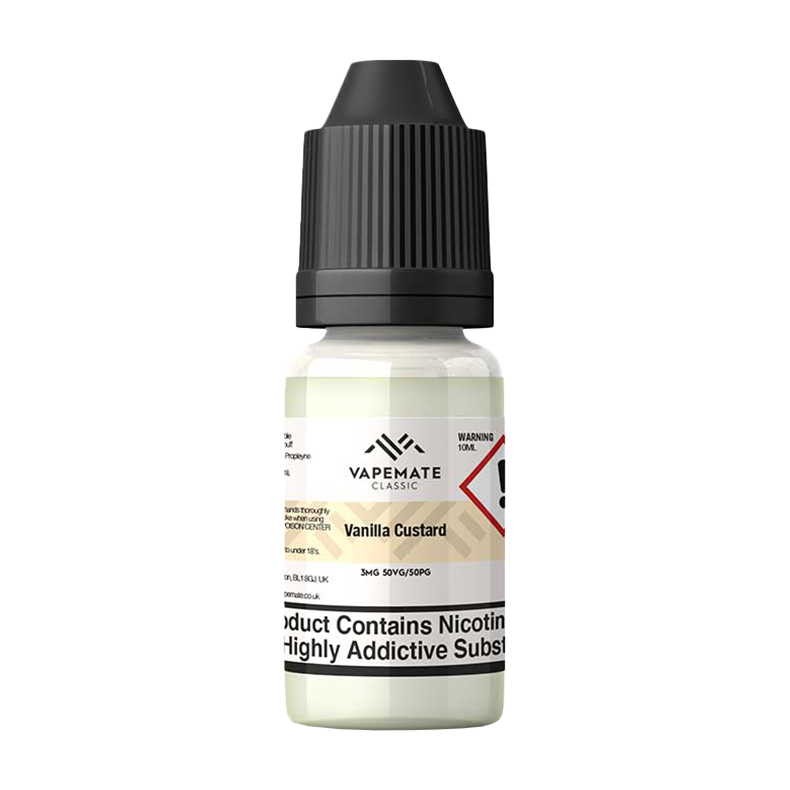 Custard E Liquid - Vanilla Vaping EJuice UK Supplier | VapeMate Vapemate Custard E Liquid - Vanilla Vaping EJuice UK Supplier | VapeMate Vapemate