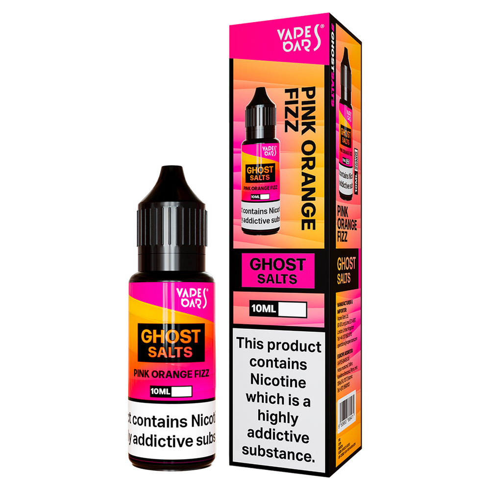 Pink Orange Fizz Ghost Salts by Vapes Bars 10ml