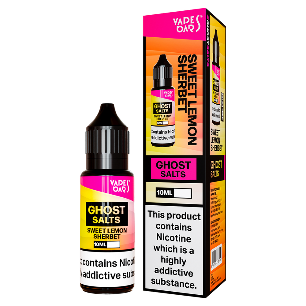 Sweet Lemon Sherbet Ghost Salts by Vapes Bars 10ml