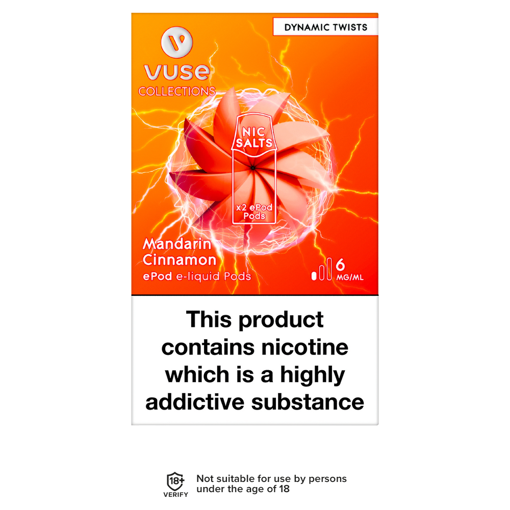 Vuse ePod vPro Mandarin Cinnamon Pods | 6.99 | 6MG Vapemate Vuse ePod vPro Mandarin Cinnamon Pods | 6.99 | 6MG Vapemate