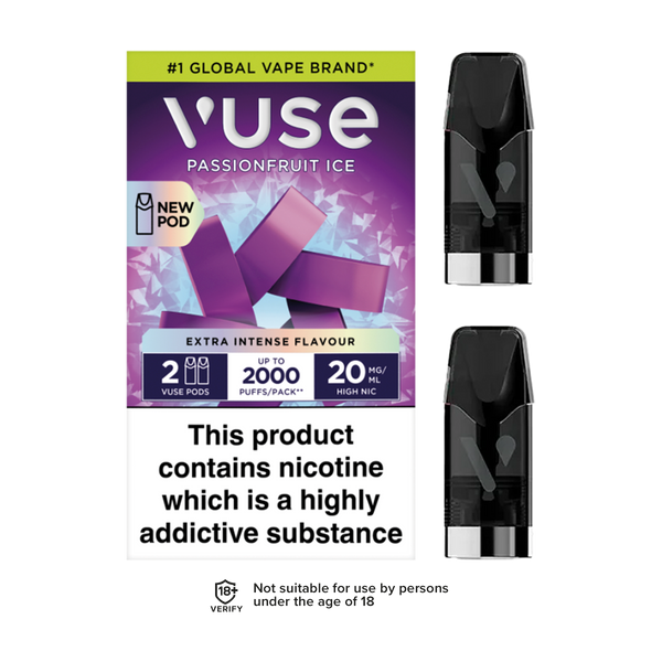 purple vuse pods Passion Fruit Ice Pro Refillable Vape Cartridge Vape Kit Type-Pod Style Variant:Strawberry Ice
