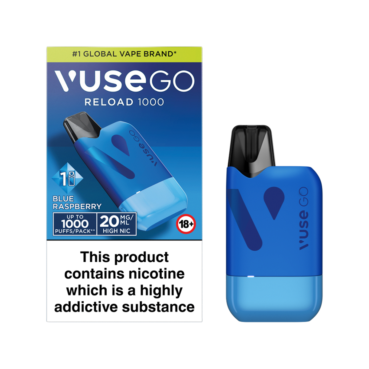 Blue Blue Raspberry Vuse Go Reload Kit