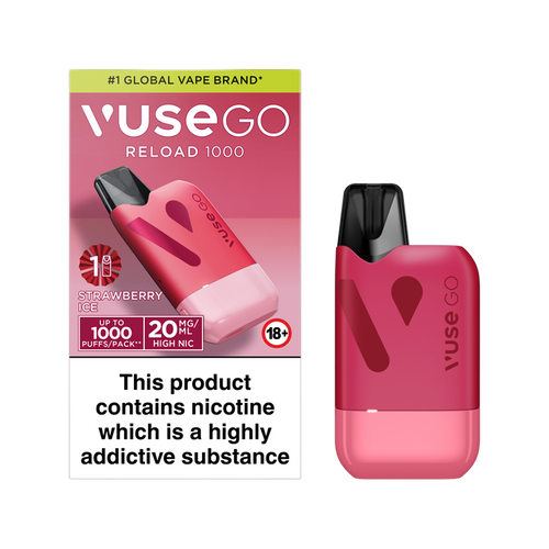 vuse go reload 1000 strawberry ice