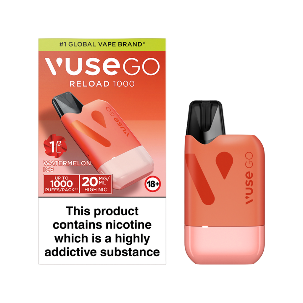 Orange Watermelon Ice Vuse Go Reload Kit | Get 3 Pods For 15 Vapemate Orange Watermelon Ice Vuse Go Reload Kit | Get 3 Pods For 15 Vapemate