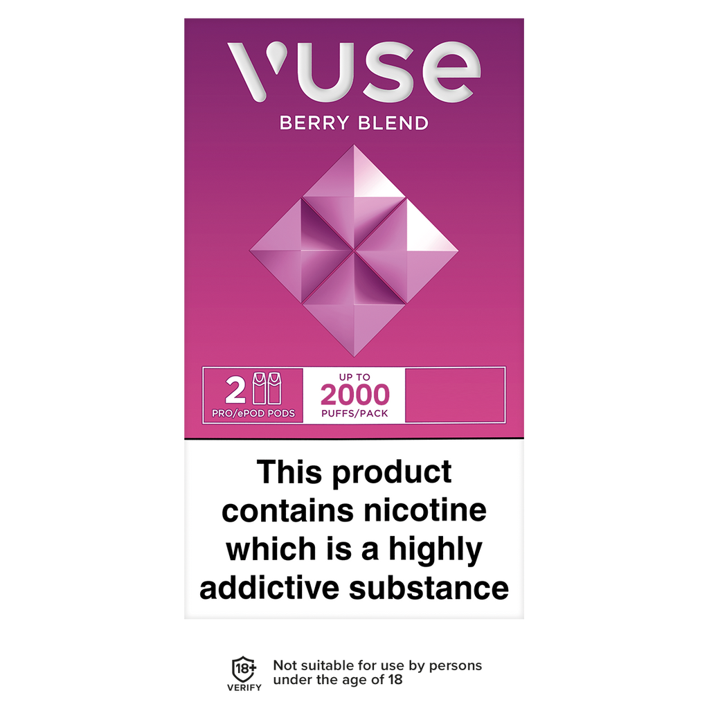 Vuse ePod Berry Blend Pods | 6.99 | 12MG Vapemate Vuse ePod Berry Blend Pods | 6.99 | 12MG Vapemate
