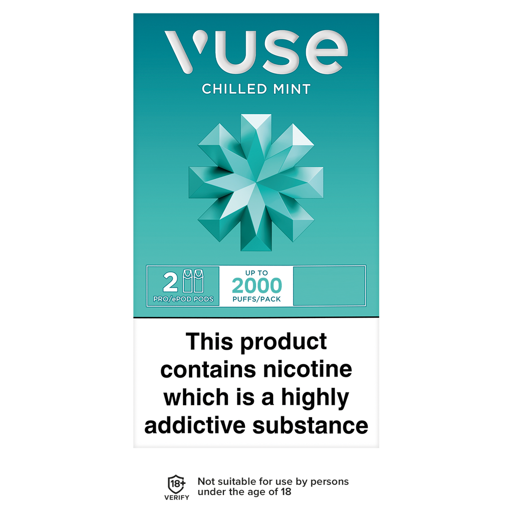 Vuse Pro Pods vPro Chilled Mint | 6.99 | 6MG Vapemate Vuse Pro Pods vPro Chilled Mint | 6.99 | 6MG Vapemate