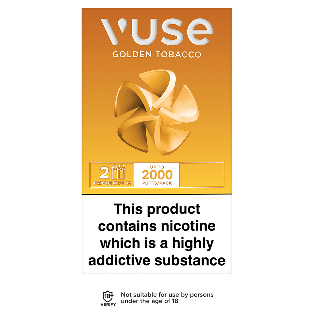 Vuse ePod vPro Golden Tobacco Pods | £6.99