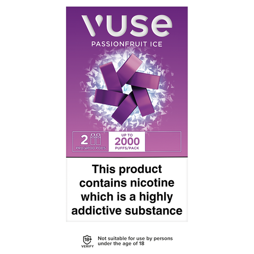 vuse vpro pods passion fruiti ice 2000