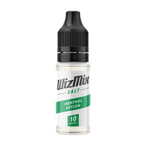 wizmix salt menthol asylum 10mg 10ml