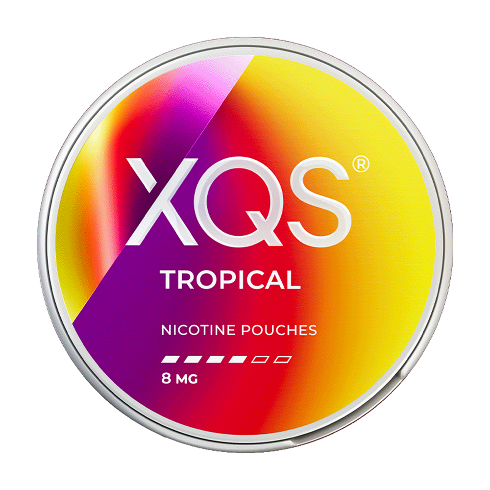 xqs nic pouches tropical 8mg