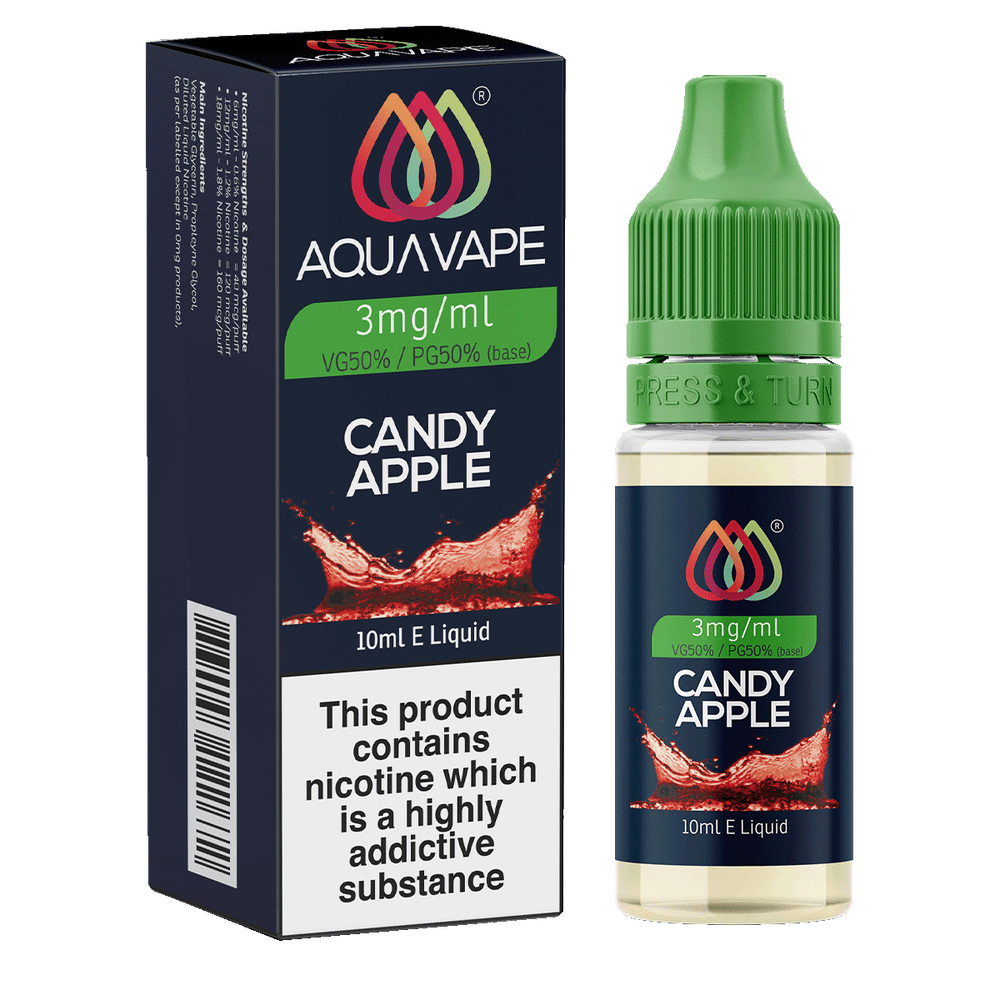 Candy Apple E-Liquid by Aquavape - 10ml 3mg