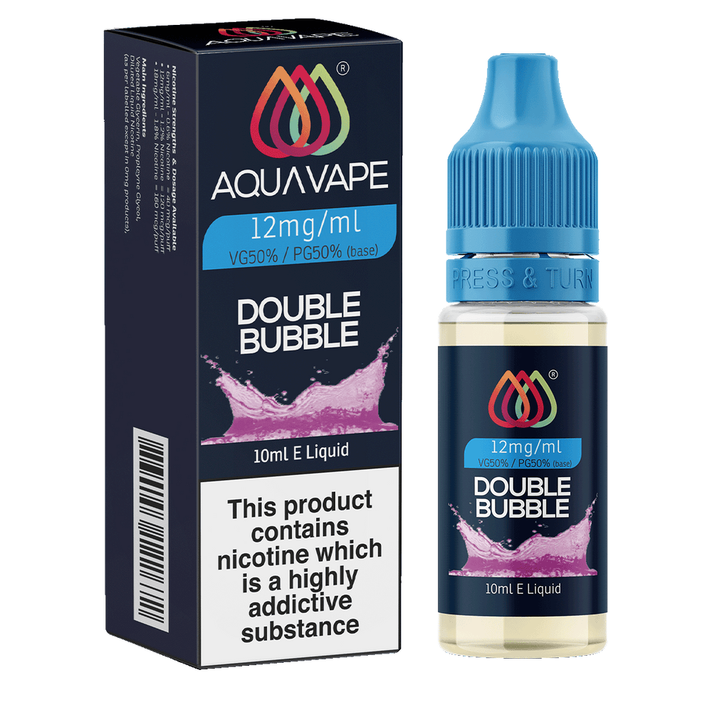 Double Bubble E-Liquid by Aquavape - 10ml 12mg
