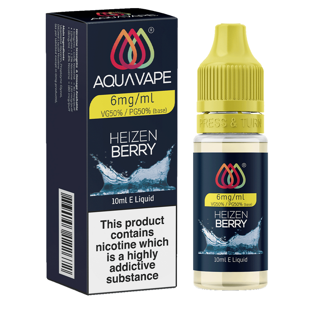 Heizenberry E-Liquid by Aquavape - 10ml 6mg