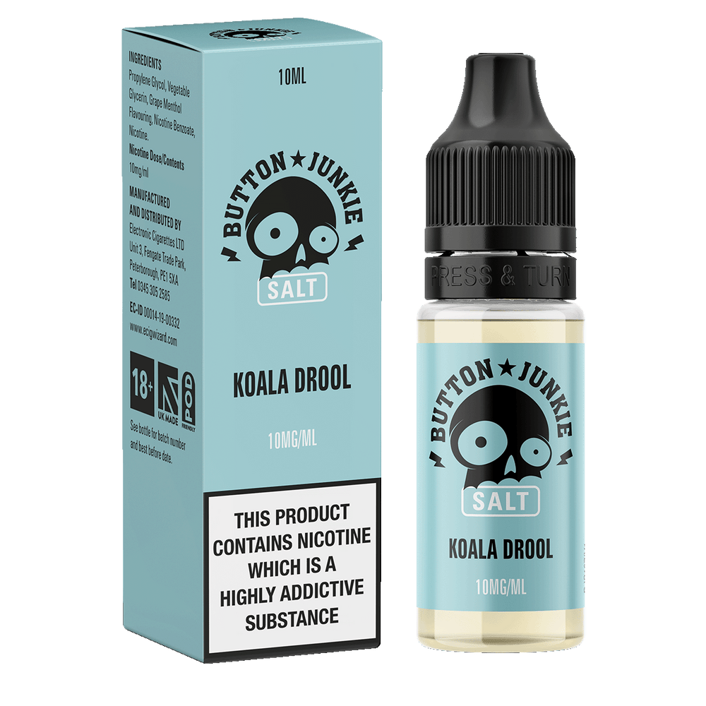 Button Junkie Koala Drool Nic Salt - 10ml 10mg