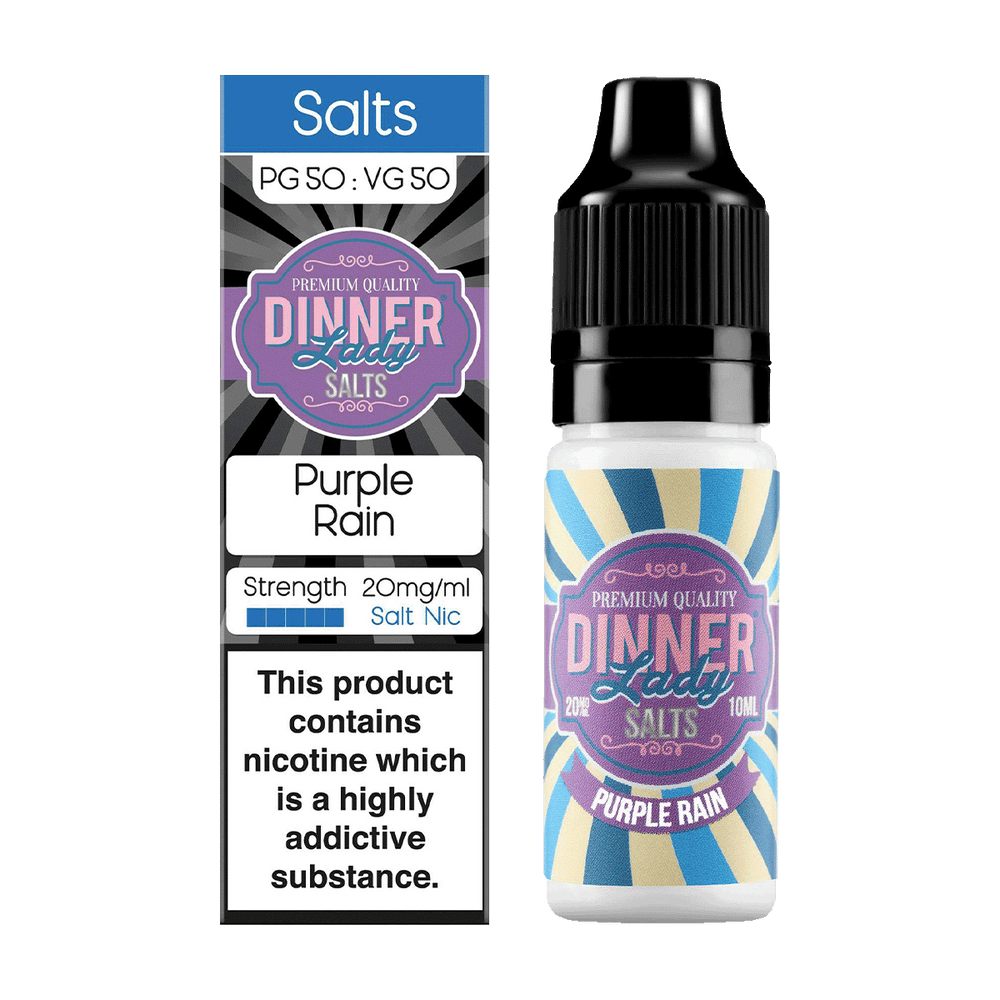 Purple Rain Nic Salt by Dinner Lady 10ml 20mg