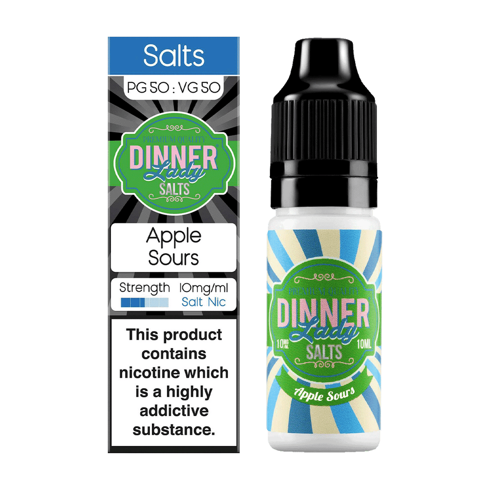 Apple Sours Nic Salt by Dinner Lady 10ml 10mg