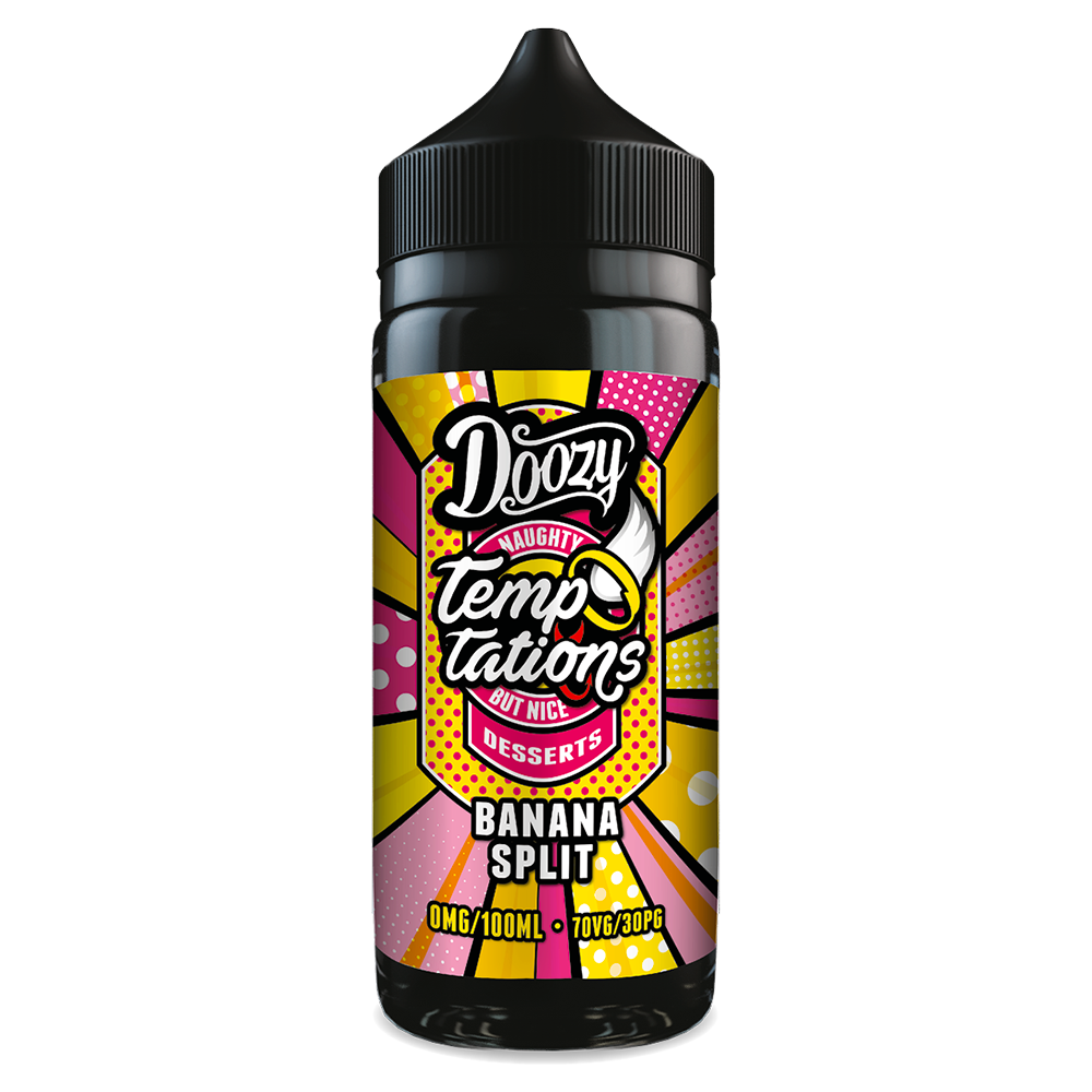 Banana Split Shortfill by Doozy Temptations 100ml