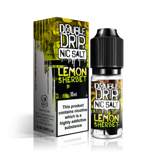 Lemon Sherbet Nic Salt by Double Drip 10ml