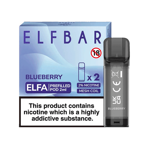 Blueberry Elf Bar Elfa Pods (Pack of 2)