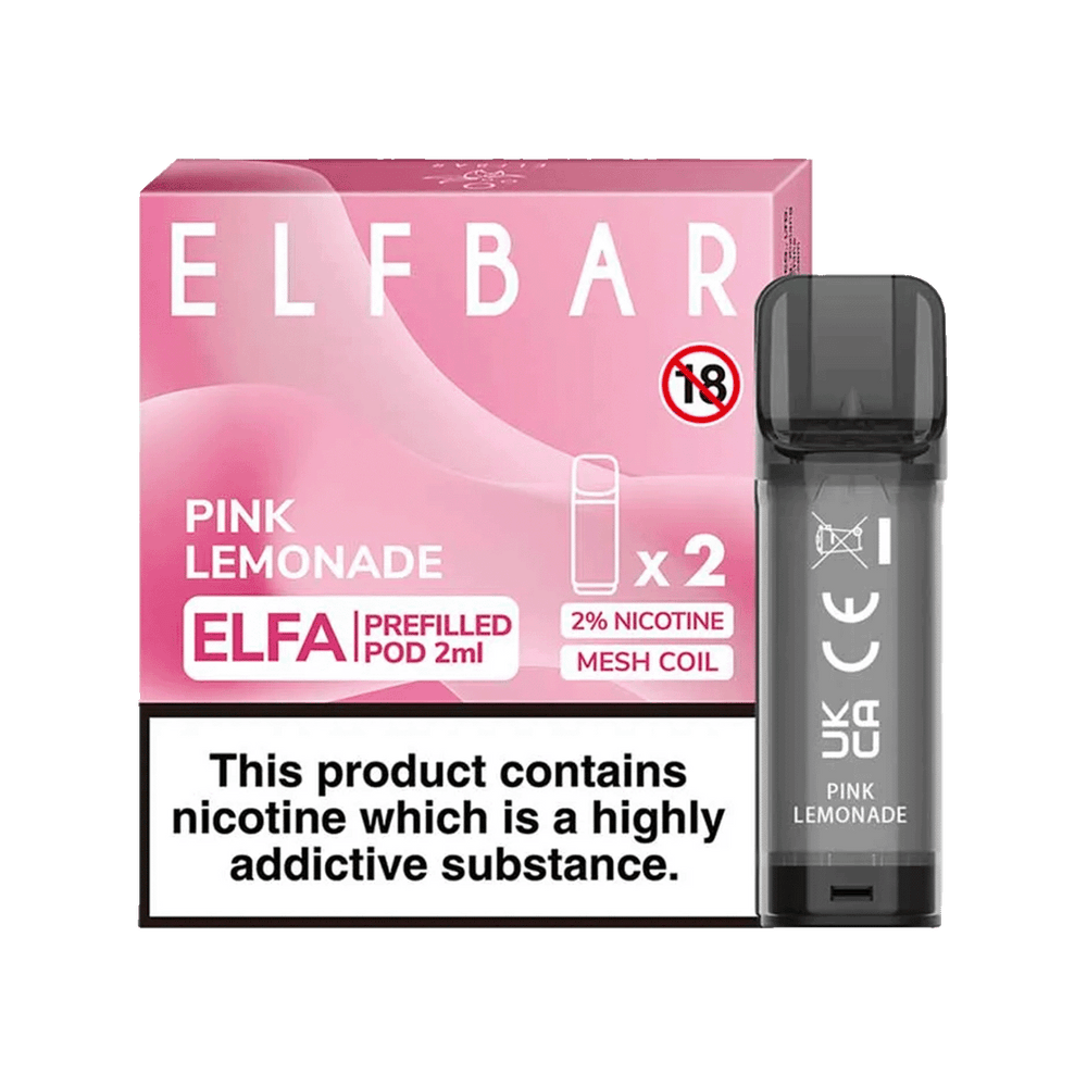 Pink Lemonade Elf Bar Elfa Pods (Pack of 2) Vapemate