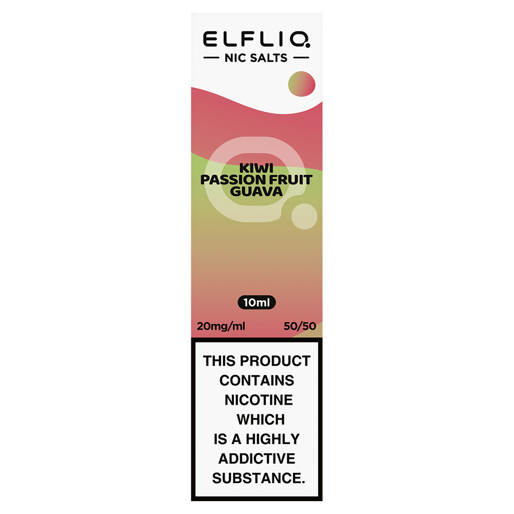 Kiwi Passionfruit Guava Elfliq Nic Salt by Elf Bar - 10ml