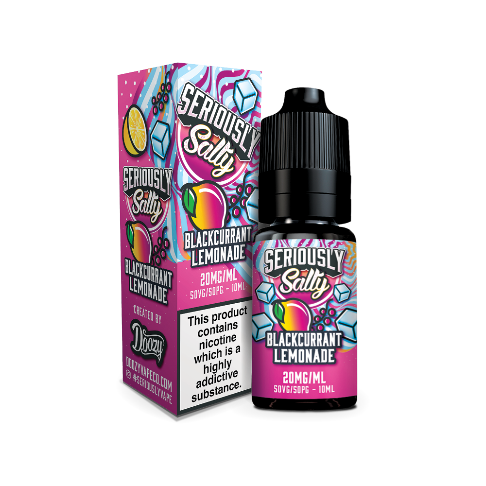 Blackcurrant Lemonade Nic Salt by Seriously Salty 10ml