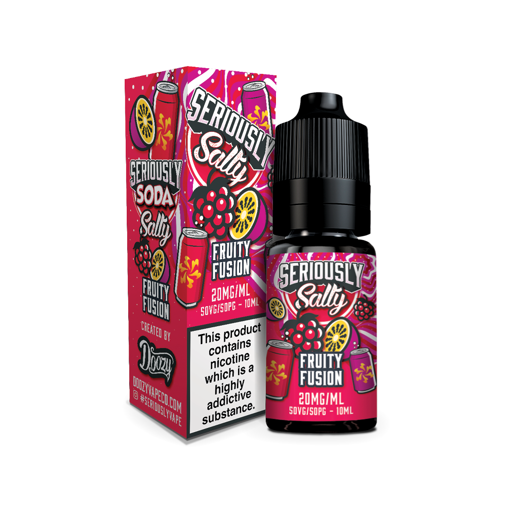 Fruity Fusion Nic Salt by Seriously Salty 10ml