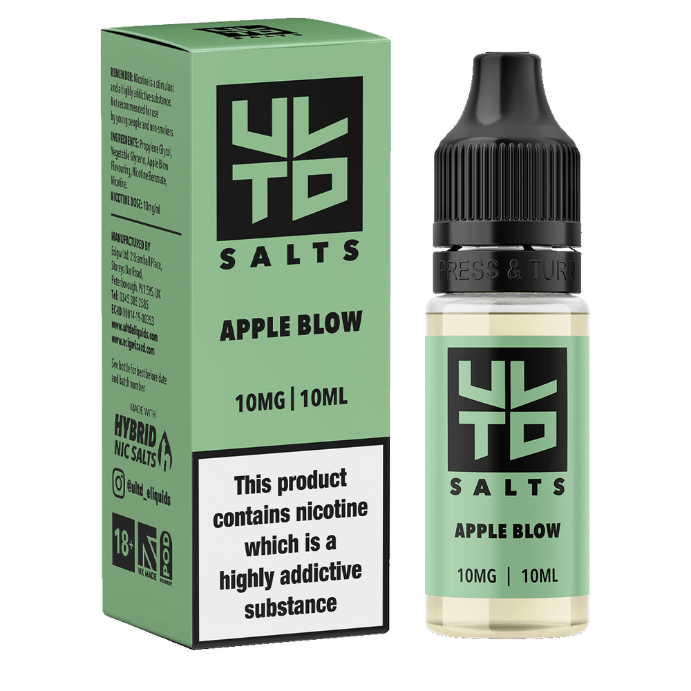 ULTD Apple Blow Nic Salt - 10ml 10mg