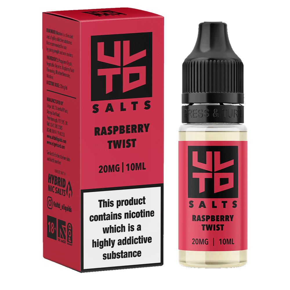 ULTD Raspberry Twist Nic Salt - 10ml 20mg