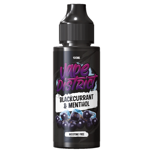Blackcurrant & Menthol by Vape District 100ml 0mg