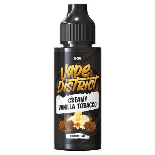 Creamy Vanilla Tobacco by Vape District 100ml 0mg