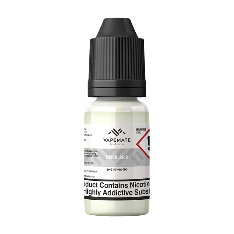 Black Jack Vape Juice Black Jack E liquid - Vape Juice - UK Made Black Jack Vape Juice Black Jack E liquid - Vape Juice - UK Made