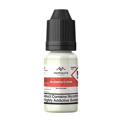 Vapemate Classic Strawberries & Cream 10ml