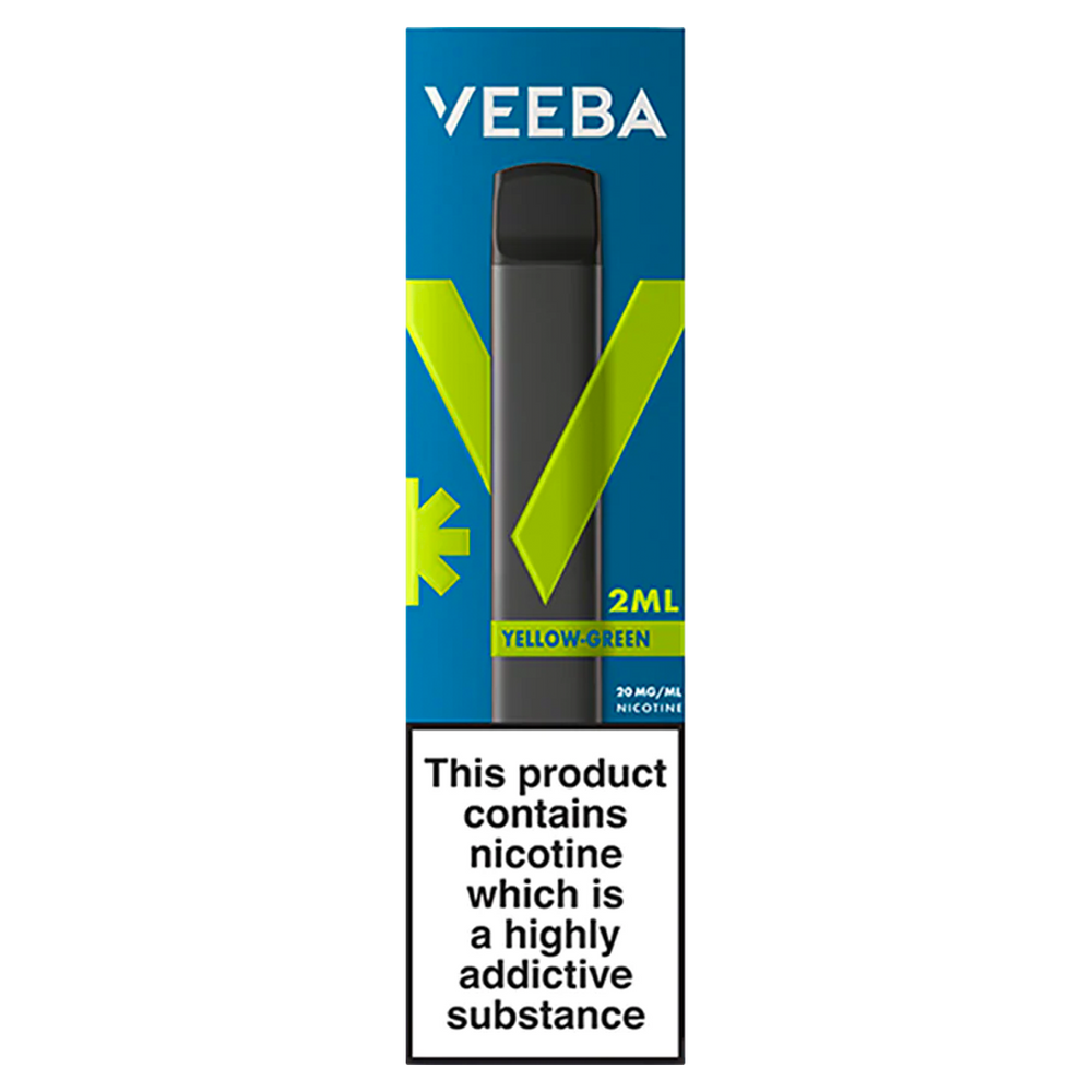 Yellow-Green Veeba Disposable Vape