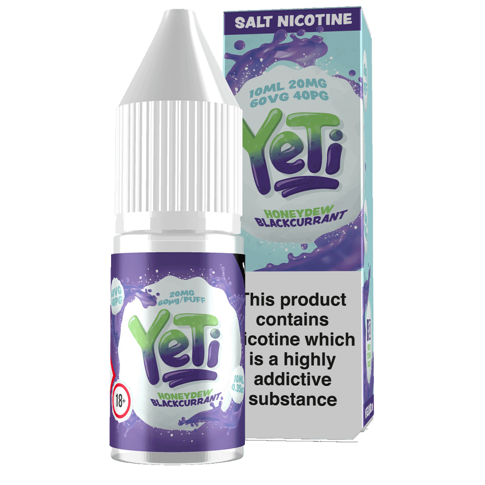 Honeydew Blackcurrant Nic Salt by Yeti Salts